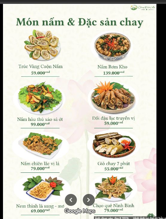 Món chay đặc sản & Nấm
